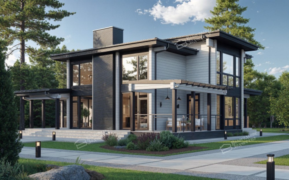 Дом из клееного бруса VZ-341